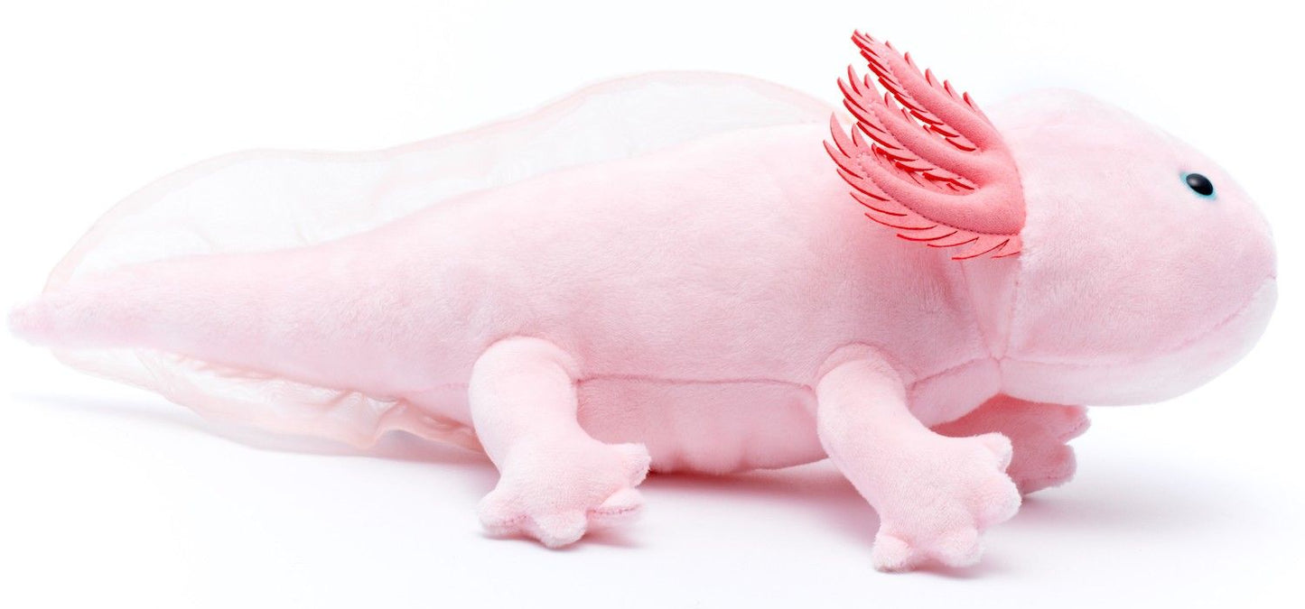 Axolotl (rosa) - 32 cm - Unitoys - Kuscheltier - Plüsch - GPSR geprüft