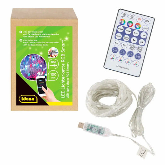 Idena Smart LED-Lichterkette 100 LED - Musik