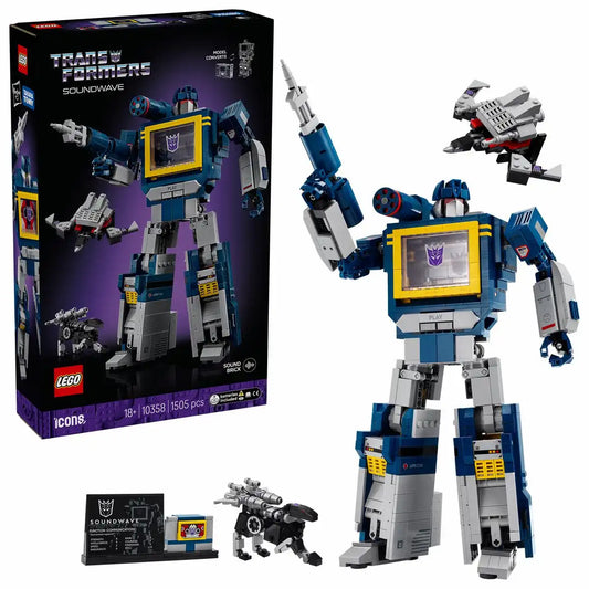 LEGO Icons Transformers: Soundwave 10358
