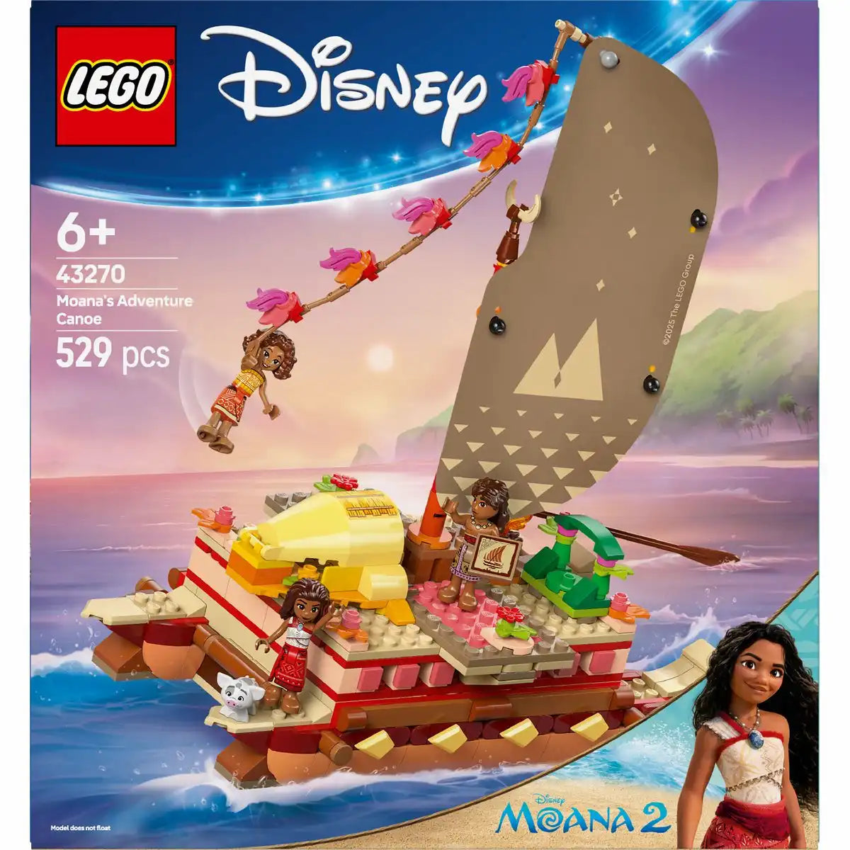 LEGO Disney Princess Vaianas Abenteuerfloß 43270