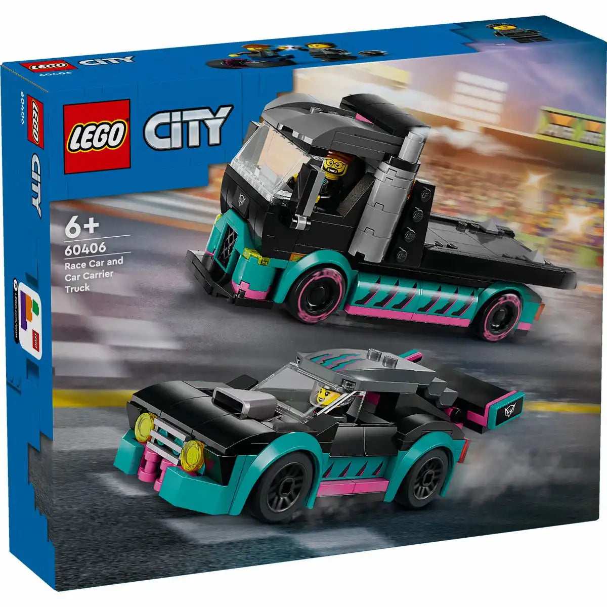 Lego CITY Autotransporter mit Rennwagen - 60406