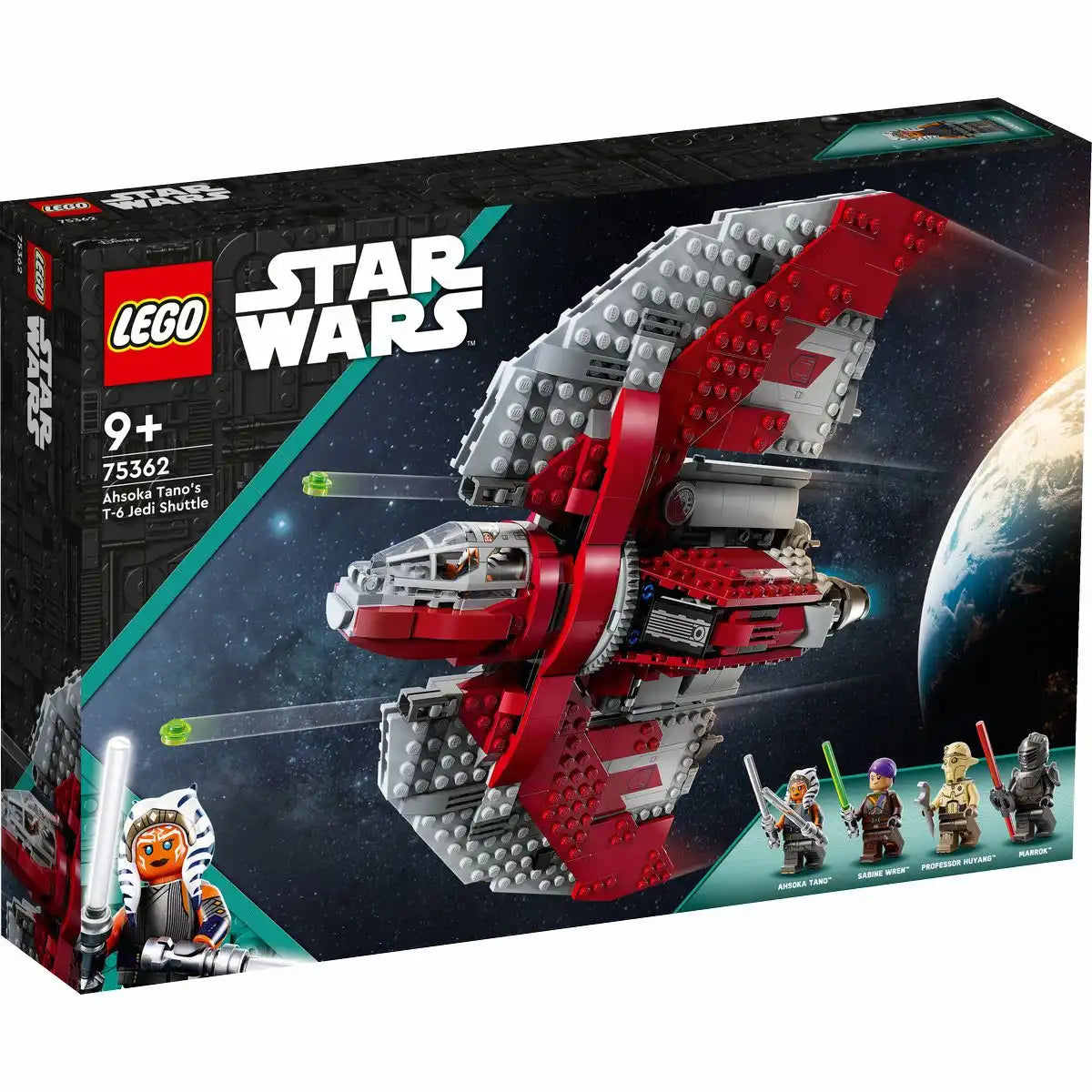 LEGO STAR WARS Ahshoka Tanos T-6 Jedi Shuttle 75362