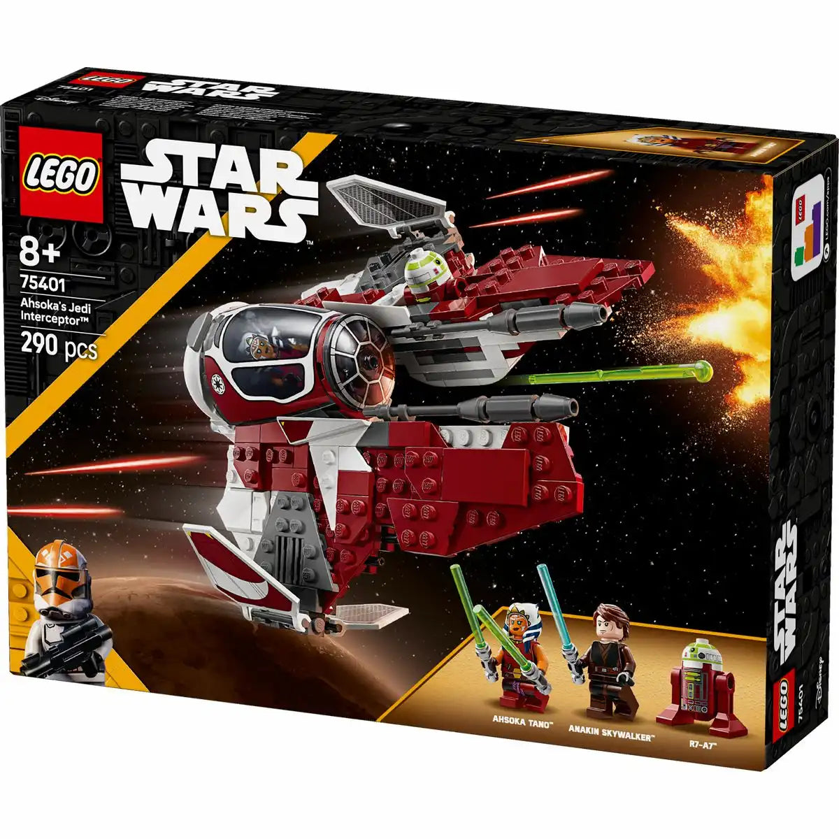 LEGO STAR WARS Ahsokas Jedi Interceptor 75401