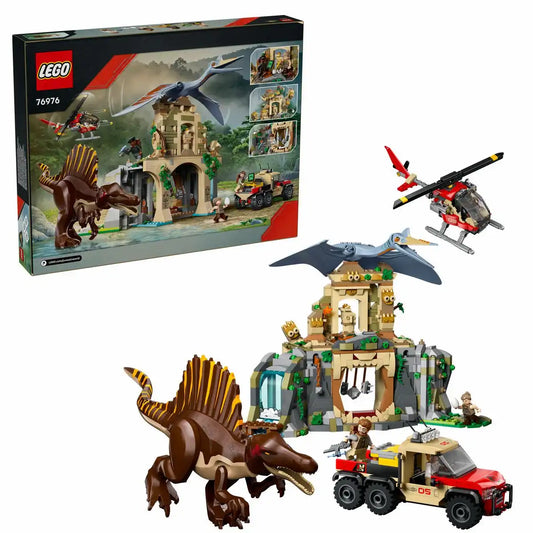 LEGO Spinosaurier & Quetzalcoatlus: Hubschrauber-Einsatz 76976