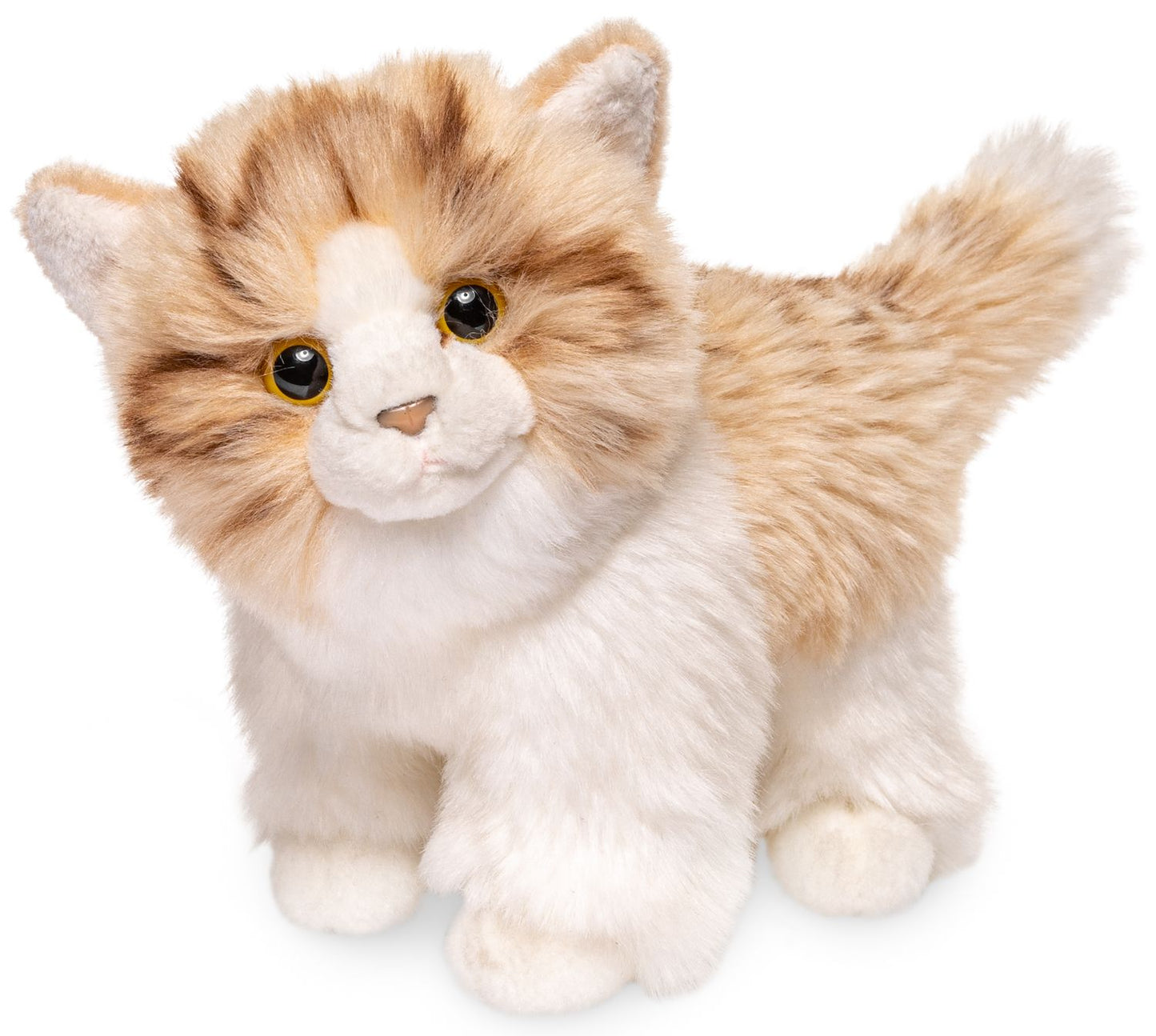 Kätzchen beige-weiß - 18 cm