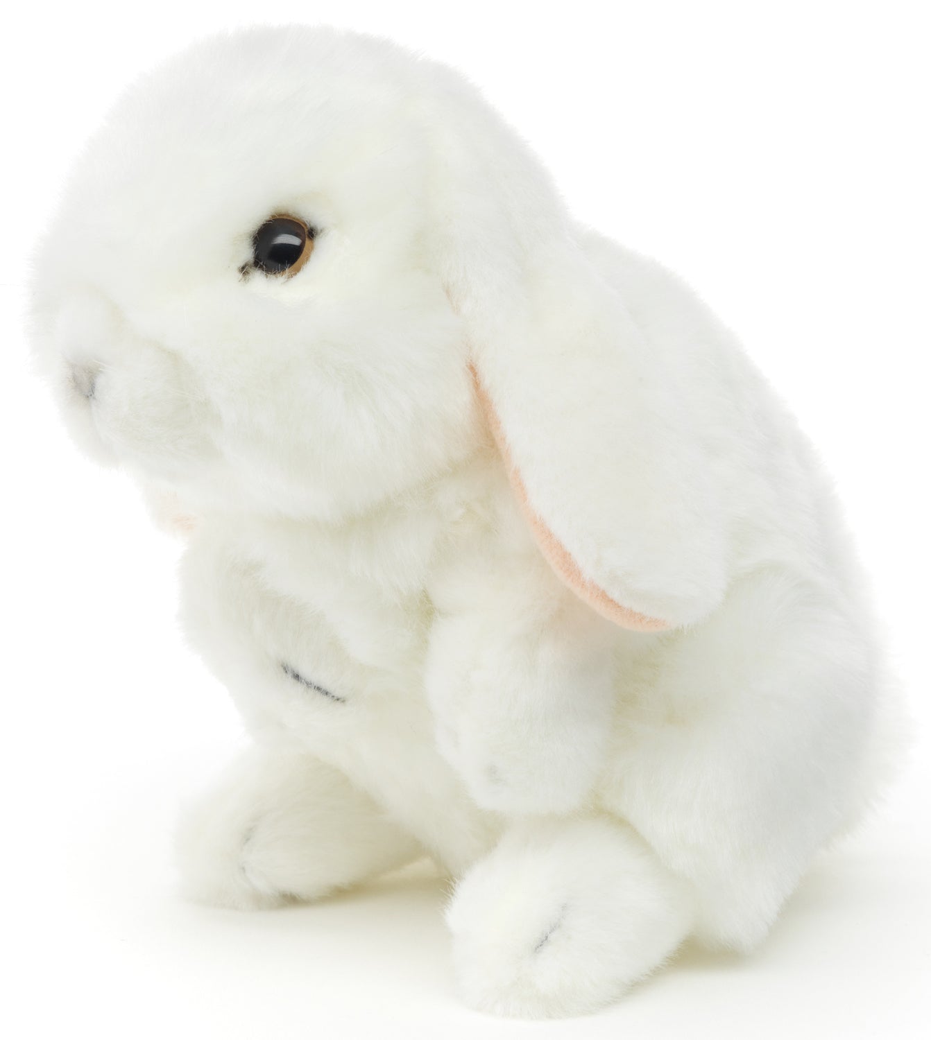 Widderkaninchen, stehend (weiß) - 18 cm