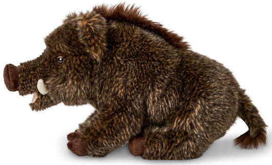 Wildschwein, sitzend - 18 cm
