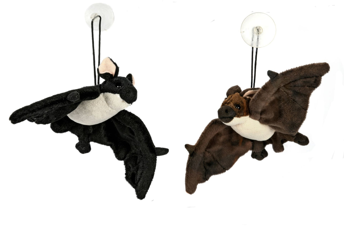 Fledermaus (schwarz-weiß) - 23 cm - Unitoys - Kuscheltier