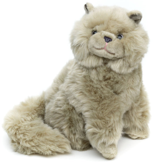 Perserkatze grau, sitzend - 25 cm