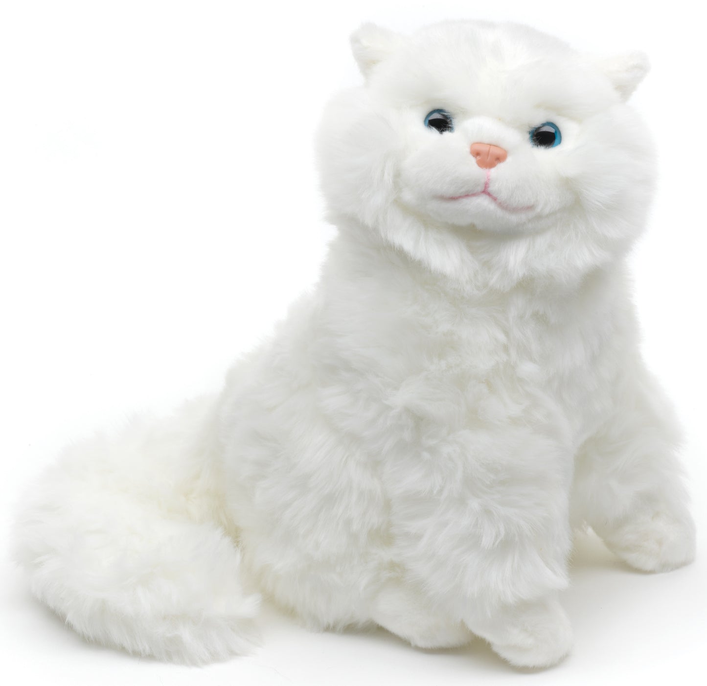 Perserkatze weiß, sitzend - 25 cm