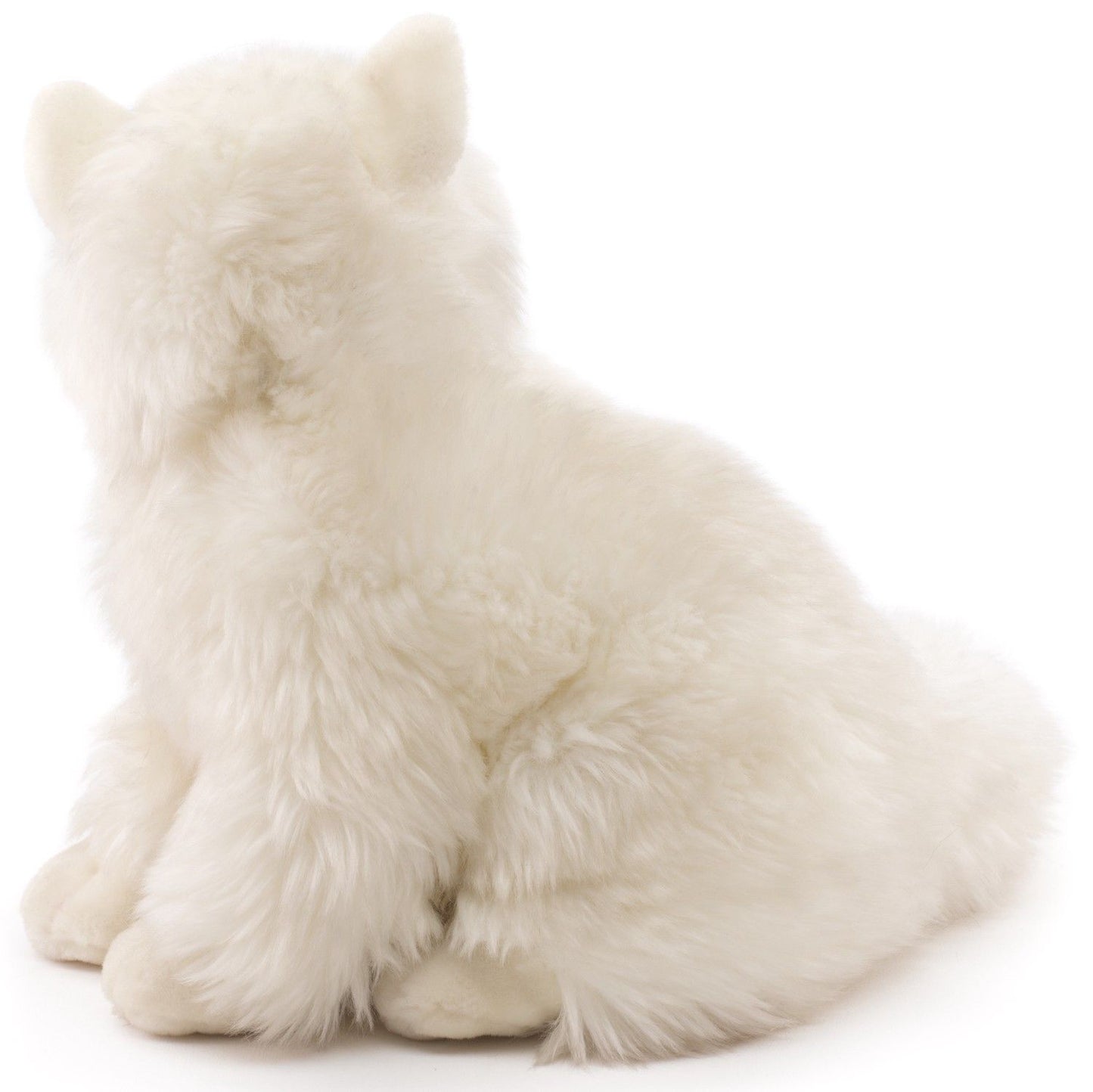 Perserkatze weiß, sitzend - 25 cm