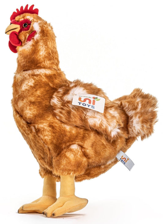 Henne braun - 37 cm (Höhe) - Unitoys - Kuscheltier - Plüsch