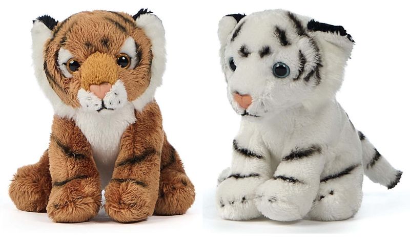 Weißer Tiger Plushie 13 cm