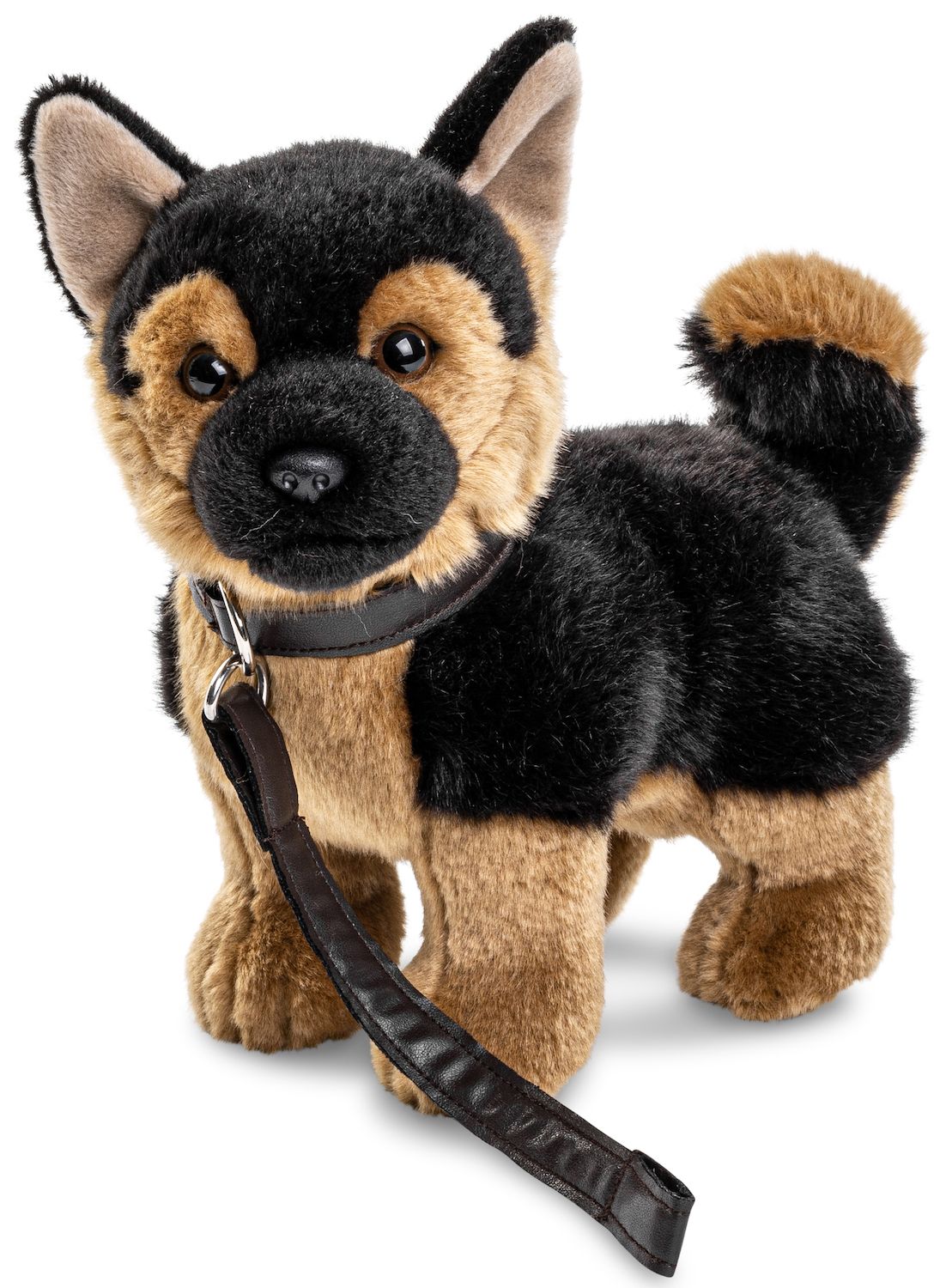 Deutscher Schäferhund Welpe mit Leine, stehend - 26 cm
