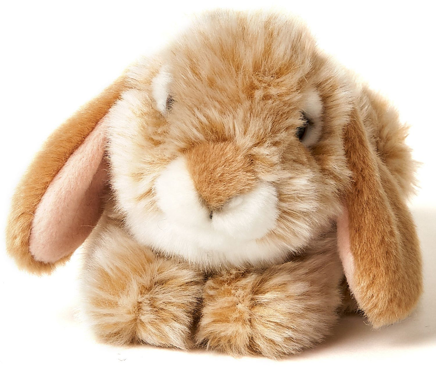 Widderkaninchen, liegend (beige) - 18 cm