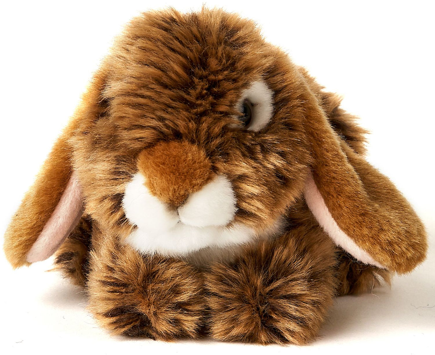 Widderkaninchen, liegend (braun) - 18 cm