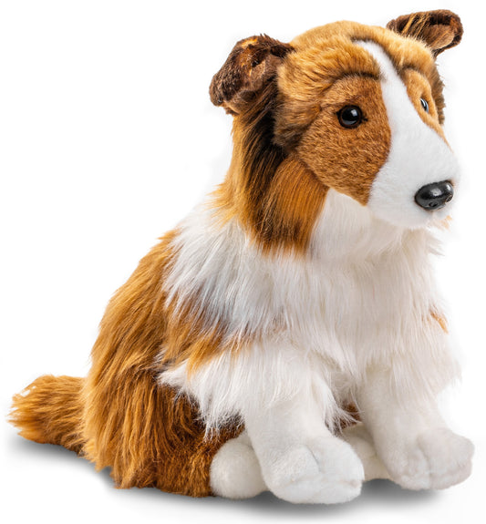 Langhaarcollie - 27 cm - Plüsch - Kuscheltier - Hund - Unitoys