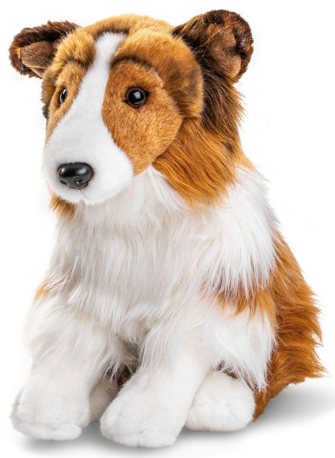 Langhaarcollie - 27 cm - Plüsch - Kuscheltier - Hund - Unitoys