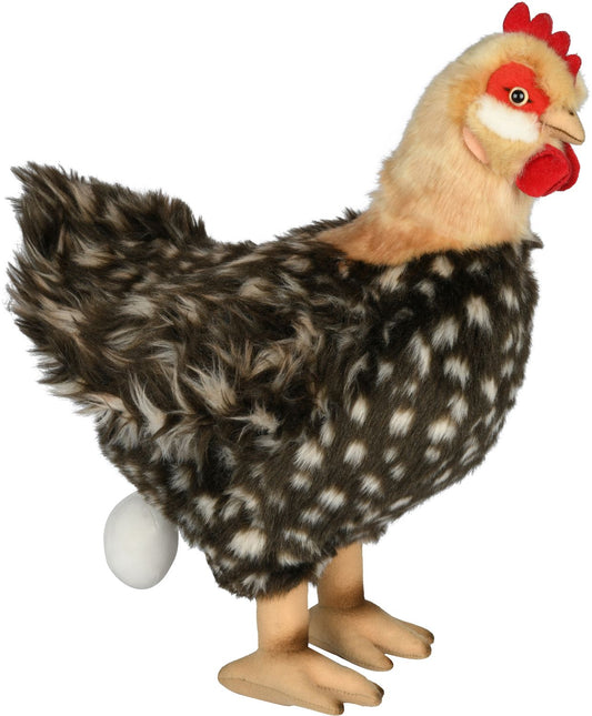 Henne mit Ei - 37 cm (Höhe) - Unitoys - Kuscheltier - Plüsch