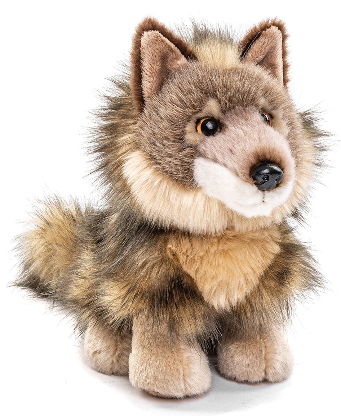 Wolf Junges, sitzend - 20 cm