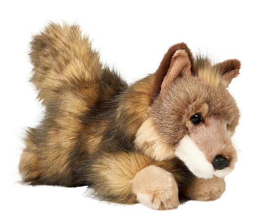 Wolf Junges, liegend - 24 cm