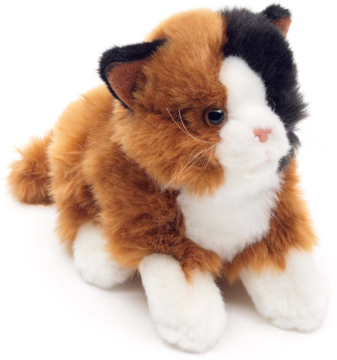 Katze, liegend (Calico) - 20 cm