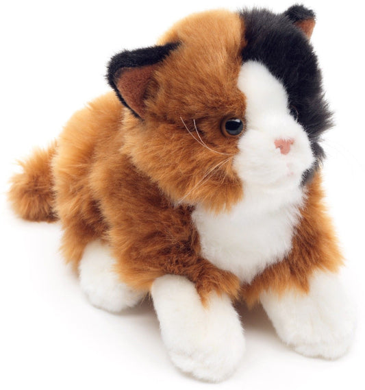 Katze, liegend (Calico) - 20 cm