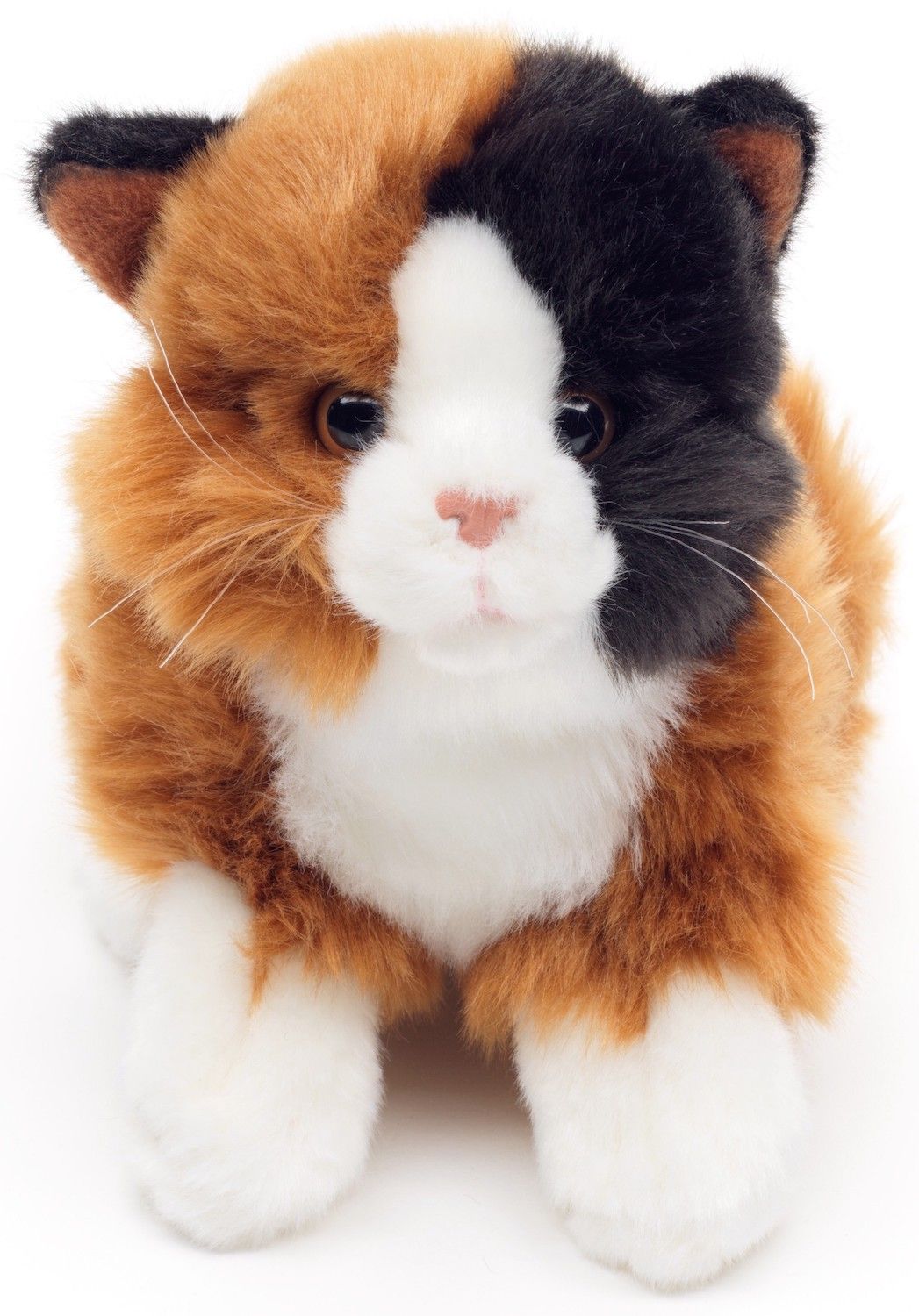 Katze, liegend (Calico) - 20 cm