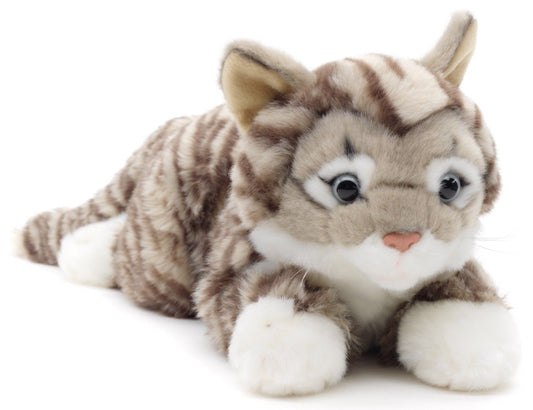 Katze grau getigert  - 38 cm