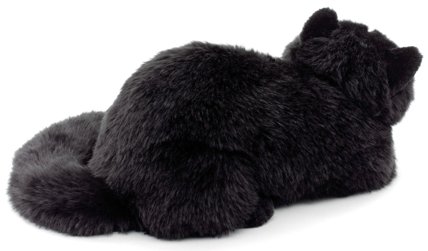 Perserkatze schwarz, liegend - 31 cm