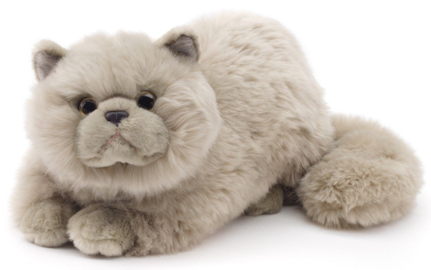 Perserkatze grau, liegend - 31 cm