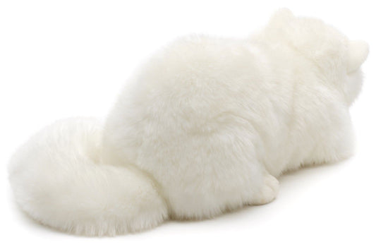 Perserkatze weiß, liegend - 31 cm