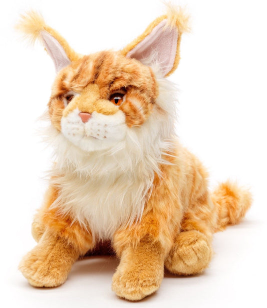 Maine-Coon-Katze braun 27 cm