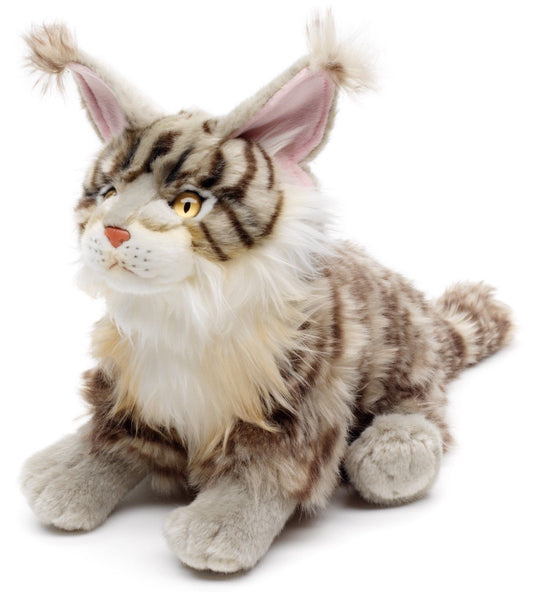 Maine-Coon-Katze grau 27 cm