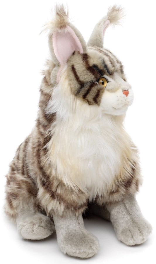 Maine-Coon-Katze grau 30 cm