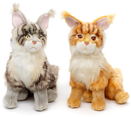 Maine-Coon-Katze braun 30 cm