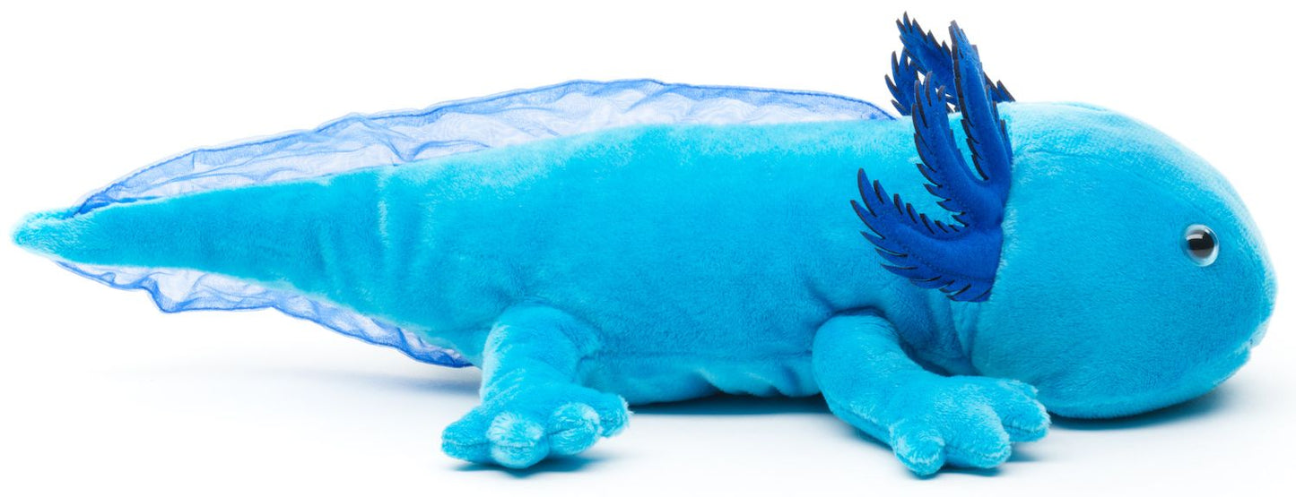 Axolotl (blau) 32 cm - Unitoys - Kuscheltier