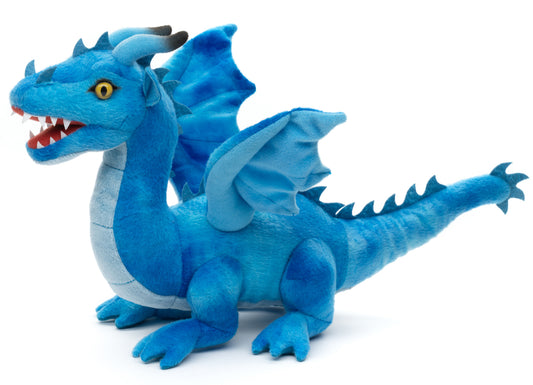 Drache blau 40 cm - Kuscheltier - Plüsch - Unitoys