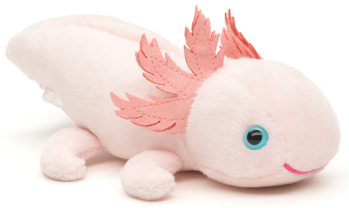 Axolotl mit Magnet 15cm - Unitoys - Kuscheltier - Plüsch - GPSR geprüft