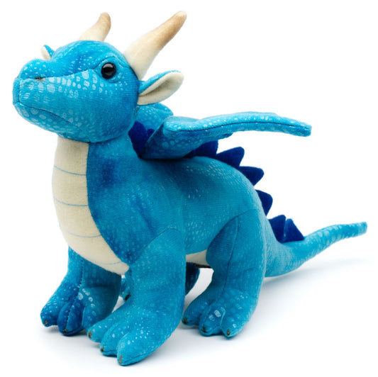 Drache blau 26 cm - Kuscheltier - Plüsch - Unitoys
