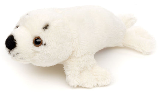 Robbe Plushie - weiß -21 cm (Länge) - Unitoys - Kuscheltier