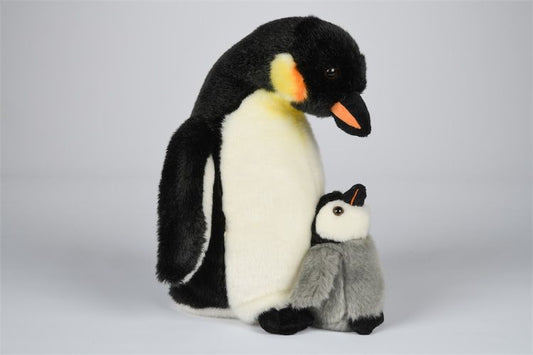 Kaiserpinguin mit Baby - 26 cm