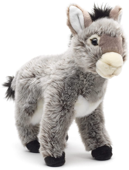 Esel grau, stehend - 28 cm